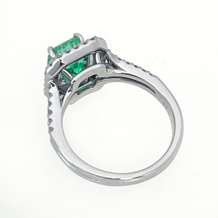 楽天市場】コロンビア産エメラルド ビビッドグリーン 1.37ct リング 12 