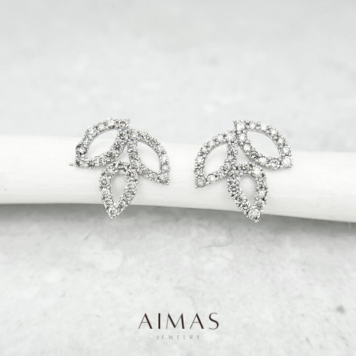 楽天市場】ダイヤモンド 0.5ct/0.5ct ピアス K18WG ホワイトゴールド  
