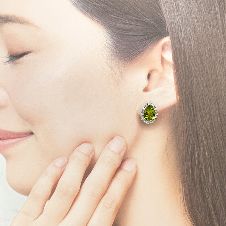 楽天市場】【2サイズから選べる】ペリドット 約2.5ct 約3.2ct ピアス 