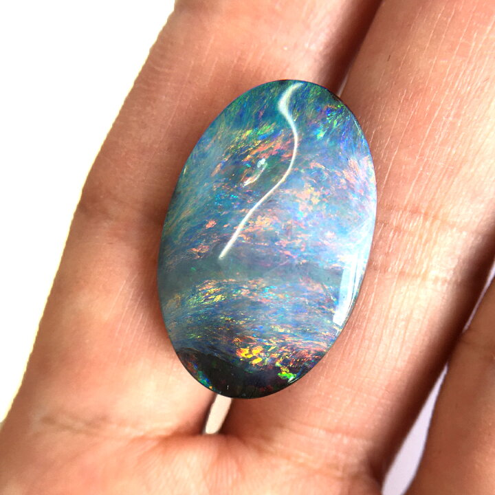 楽天市場】【クーポン】ボルダーオパール 23.6ct ルース 