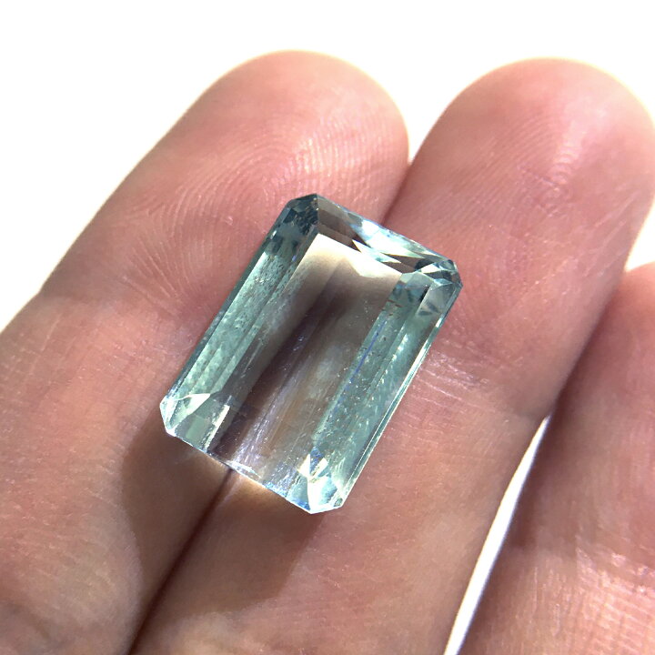 楽天市場】アクアマリン 12.618ct ルース ◇ エメラルドカット  