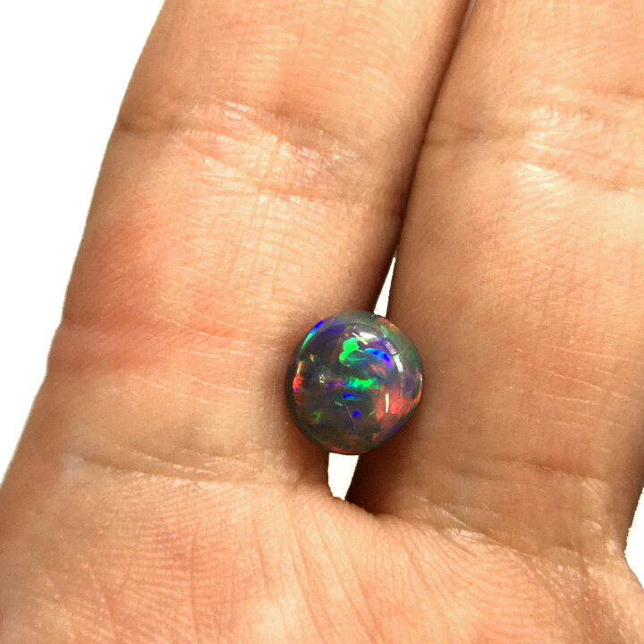 楽天市場】ブラックオパール 1.661ct ルース ◇ オーバル カボション  