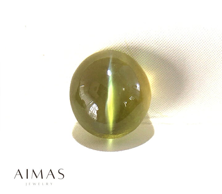 楽天市場】クリソベリルキャッツアイ 2.05ct ルース ◇ オーバル 