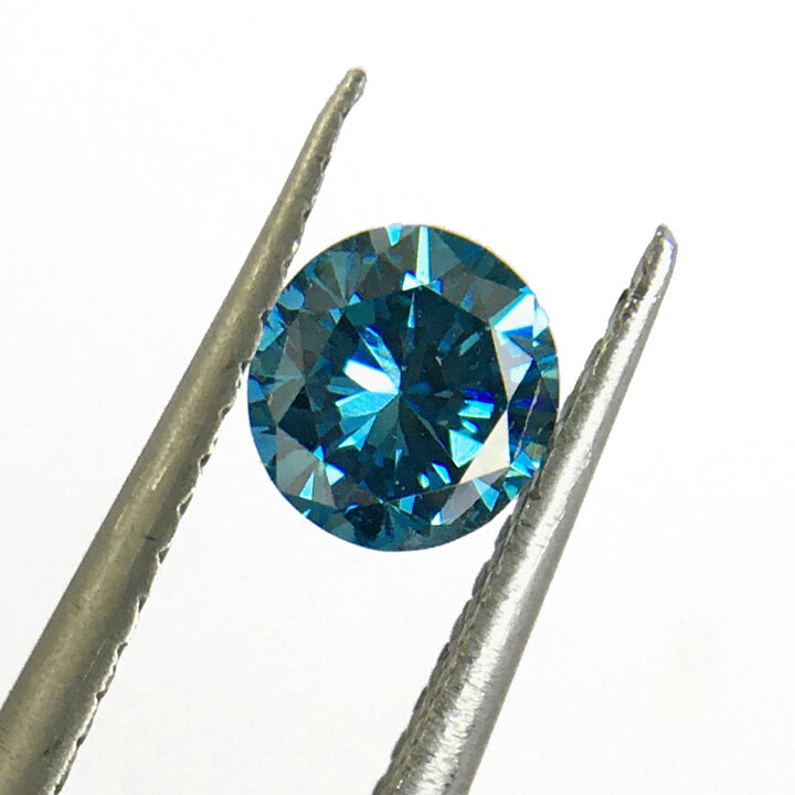 楽天市場】トリートブルーダイヤモンド 0.443ct ブリリアントカット 