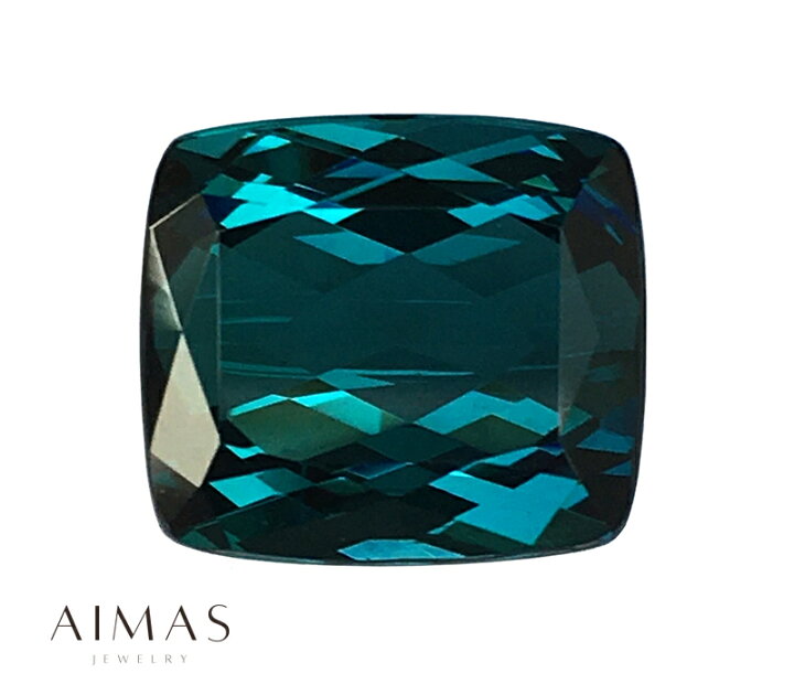 楽天市場】インディコライトトルマリン 5.565ct ルース ◇ スクエア  