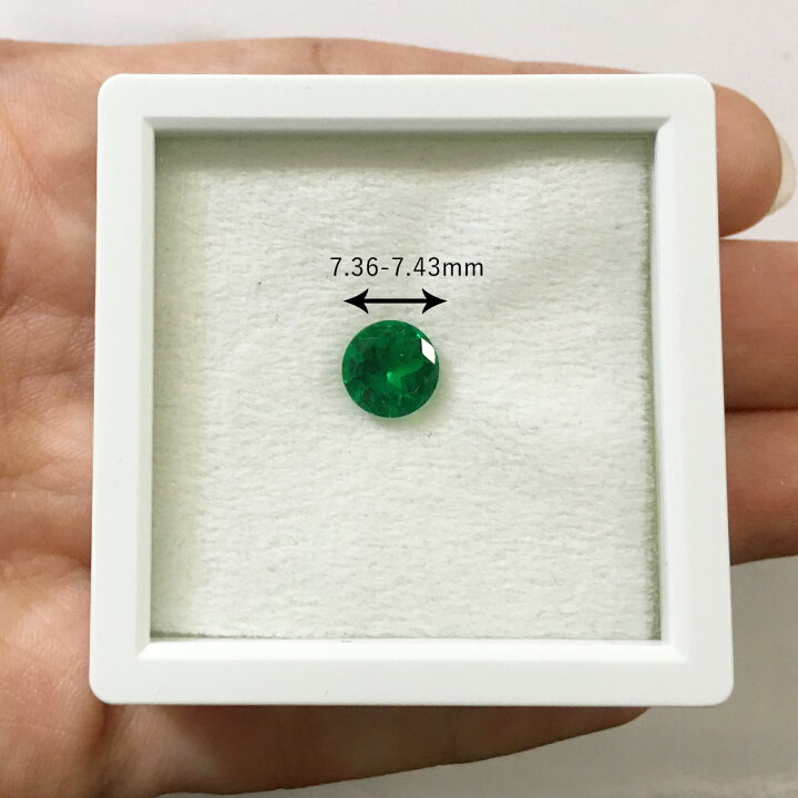 楽天市場】エメラルド コロンビア産vivid green 1.24ct ラウンドカット 