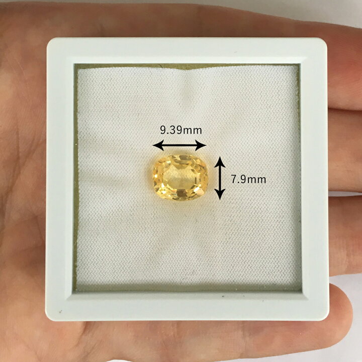 楽天市場】スリランカ産非加熱イエローサファイア 5.18ct ルース 