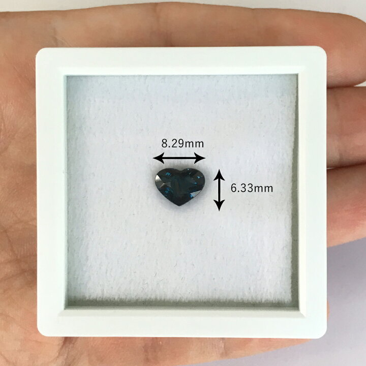 楽天市場】ブルースピネル 1.63ct ルース ◇ ハートシェイプ ブルー 