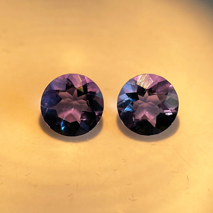 楽天市場】【2点セット】 カラーチェンジフローライト 計2.04ct ルース 