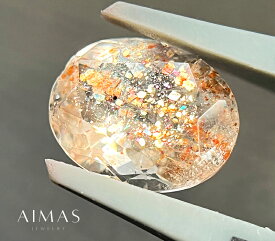 【セール】サンストーン 3.52ct オーバルカット 楕円 3ctアップ 裸石【ルース】【送料無料】RYB.E/BS【製品へのオーダー加工承ります。】