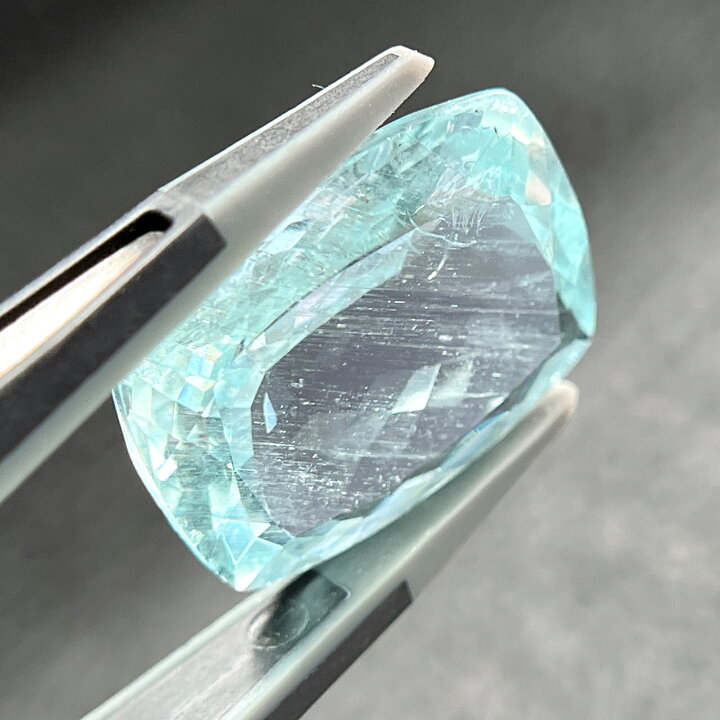 楽天市場】アクアマリン 17.55ct ルース ◇ クッションカット スクエア 
