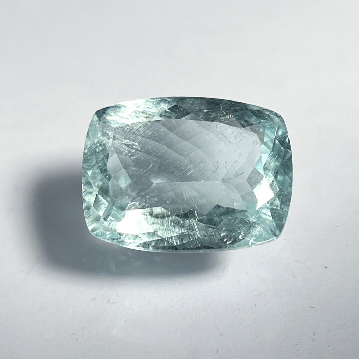 楽天市場】アクアマリン 17.55ct ルース ◇ クッションカット スクエア 
