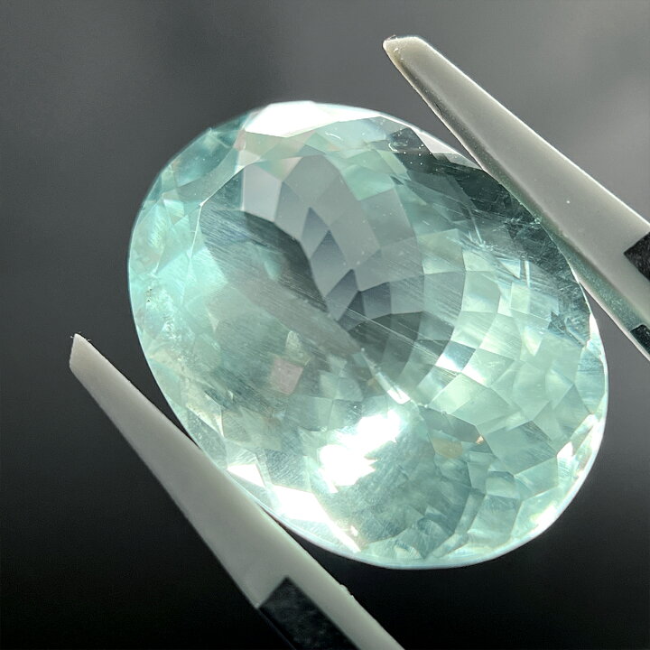 楽天市場】アクアマリン 14.73ct ルース ◇ オーバルカット 楕円 大粒  