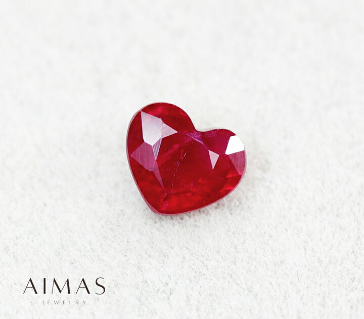 楽天市場】グリーンランド産ルビー 0.34ct ルース ハートシェイプ  