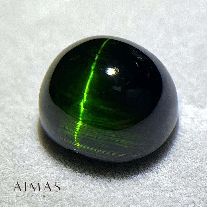 楽天市場】【動画】グリーントルマリンキャッツアイ 19.581ct ルース 