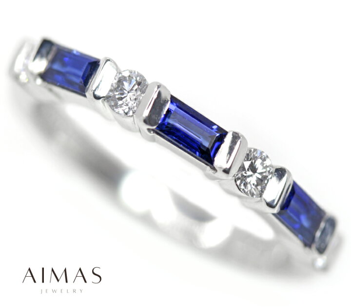 楽天市場】【SUWA】 スワジュエリー ブルーサファイア 3P ダイヤモンド  