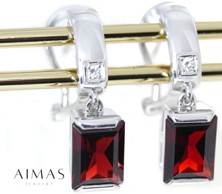 楽天市場】【La verite】ラ・ベリテ ガーネット 1.8ct/1.8ct(計 3.6ct 