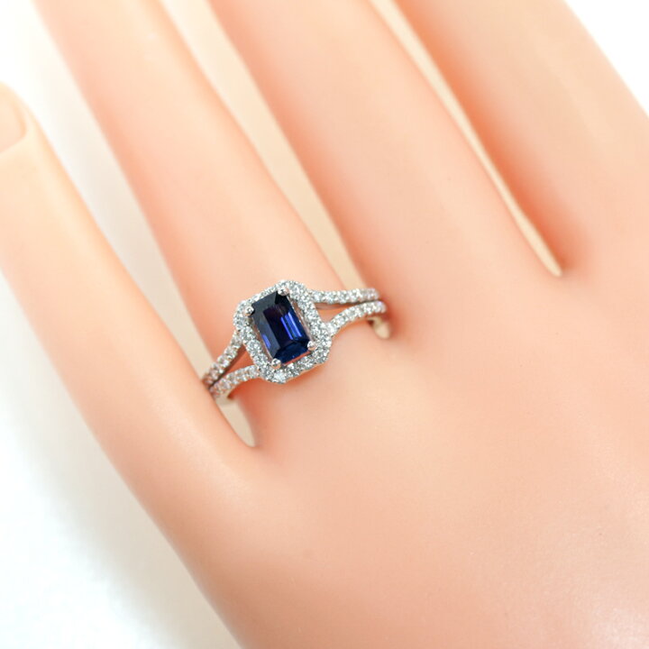 楽天市場】【ｾｰﾙ】ブルーサファイア 1.13ct リング 13号 PT900 