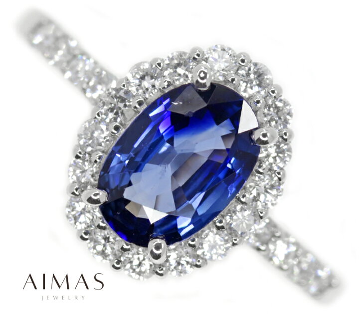 楽天市場】ブルーサファイア 1.182ct リング 12号 PT900 プラチナ 