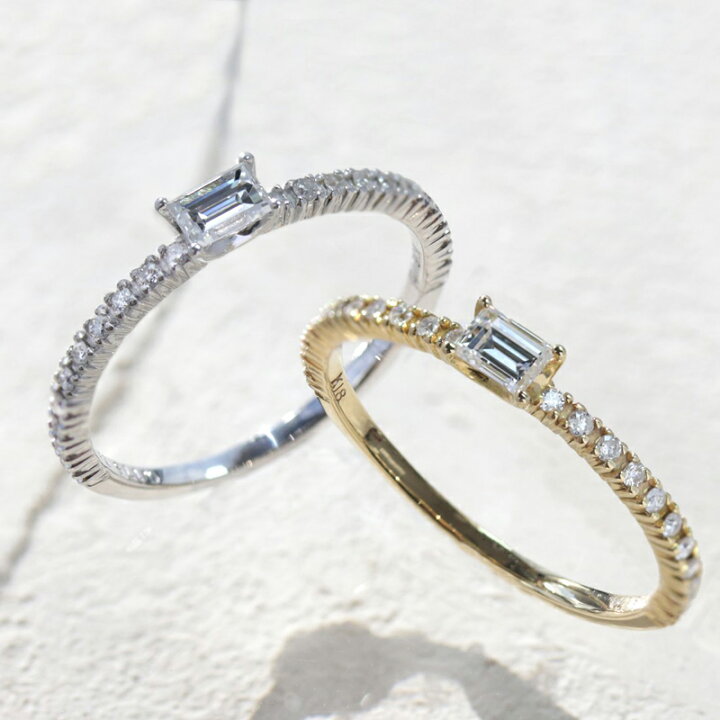 楽天市場】【JaMais】Petit -プティ- ダイヤモンド 約0.16ct リング 12 