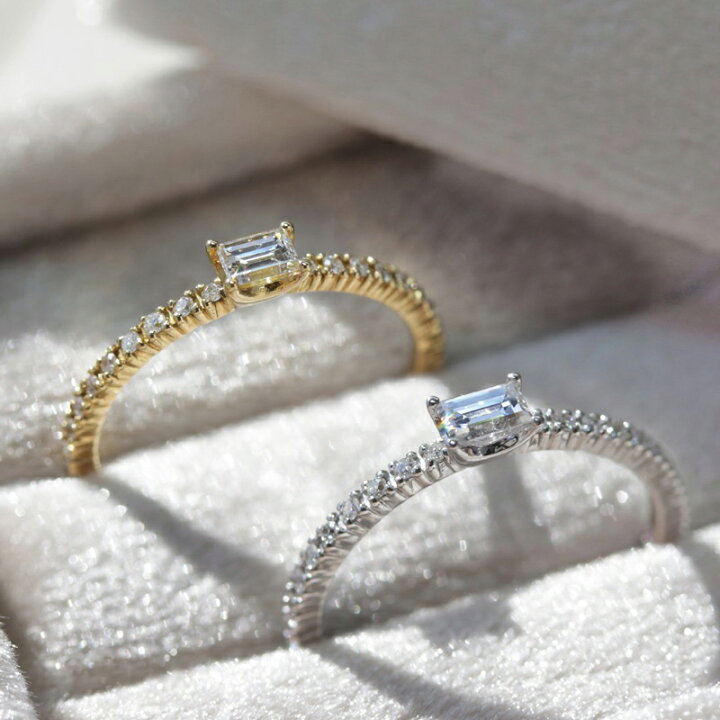 楽天市場】【JaMais】Petit -プティ- ダイヤモンド 約0.16ct リング 12 