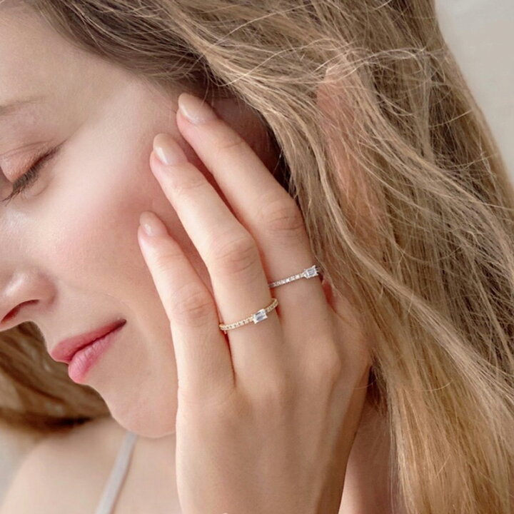 楽天市場】【JaMais】Petit -プティ- ダイヤモンド 約0.16ct リング 12 