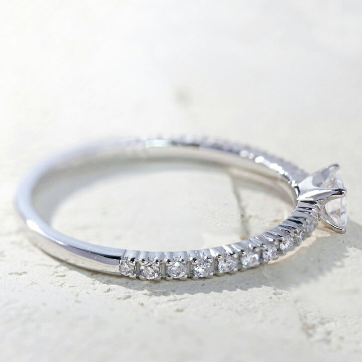 楽天市場】【JaMais】Petit -プティ- ダイヤモンド 約0.16ct リング 12 