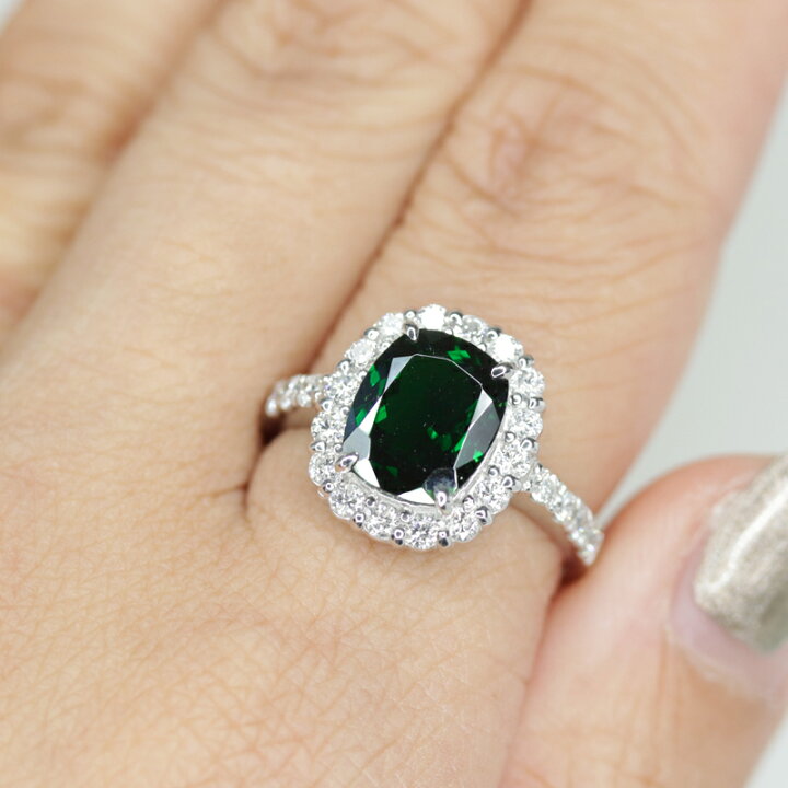 楽天市場】【ｾｰﾙ】グリーンガーネット 2.67ct リング 13号 PT900  