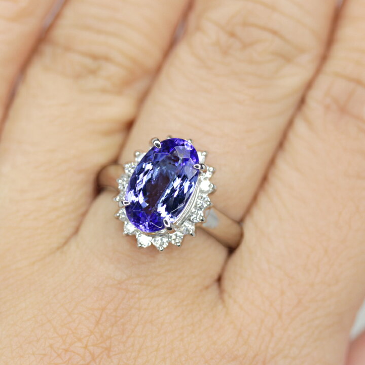 楽天市場】【ｾｰﾙ】タンザナイト 3.02ct リング 10.5号 PT900 プラチナ  
