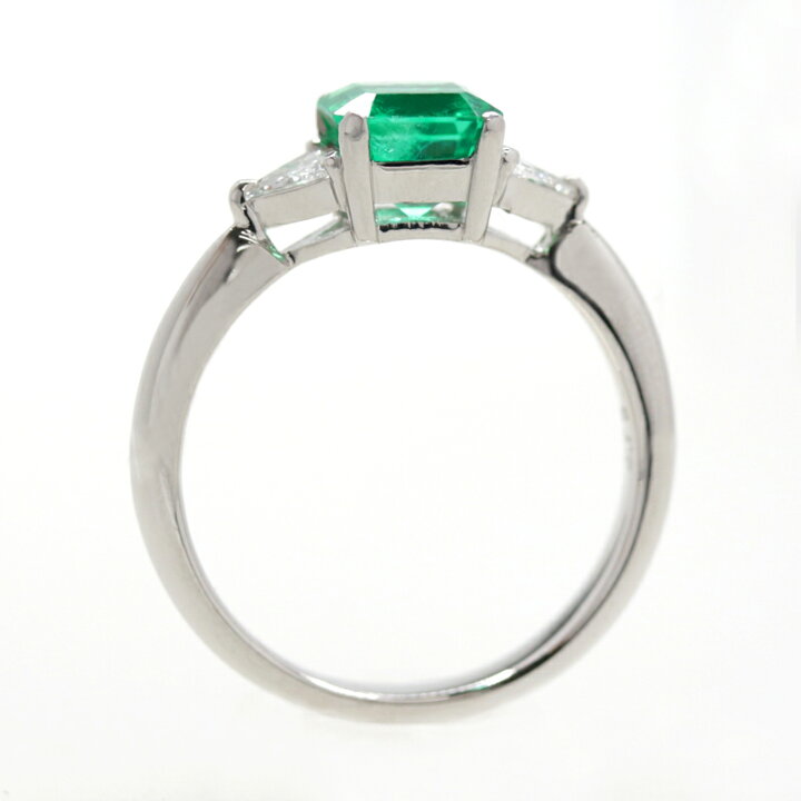 楽天市場】コロンビア産エメラルド 1.33ct リング 13号 PT900 プラチナ 