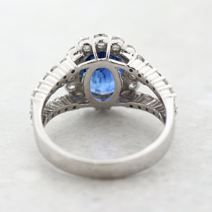楽天市場】【ｾｰﾙ】コーンフラワーブルーサファイア 3.86ct リング 12号 