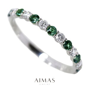 アレキサンドライト 約0.3ct ハーフエタニティリング 12号 PT900 プラチナ 指輪 ダイヤモンド ラウンドカット カラーチェンジ シンプル 細身 重ね付け ギフト プレゼント 贈り物 6月誕生石 希少