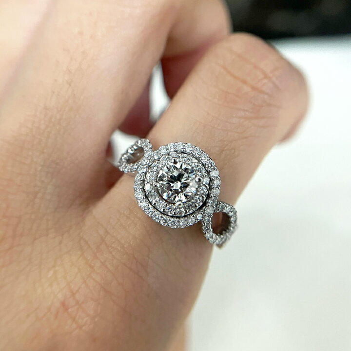 楽天市場】メインダイヤモンド 1.005ct (K VS1) リング 13号 PT900 