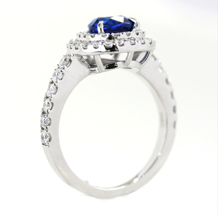 楽天市場】ロイヤルブルーサファイア 2.08ct リング 12号 PT900 