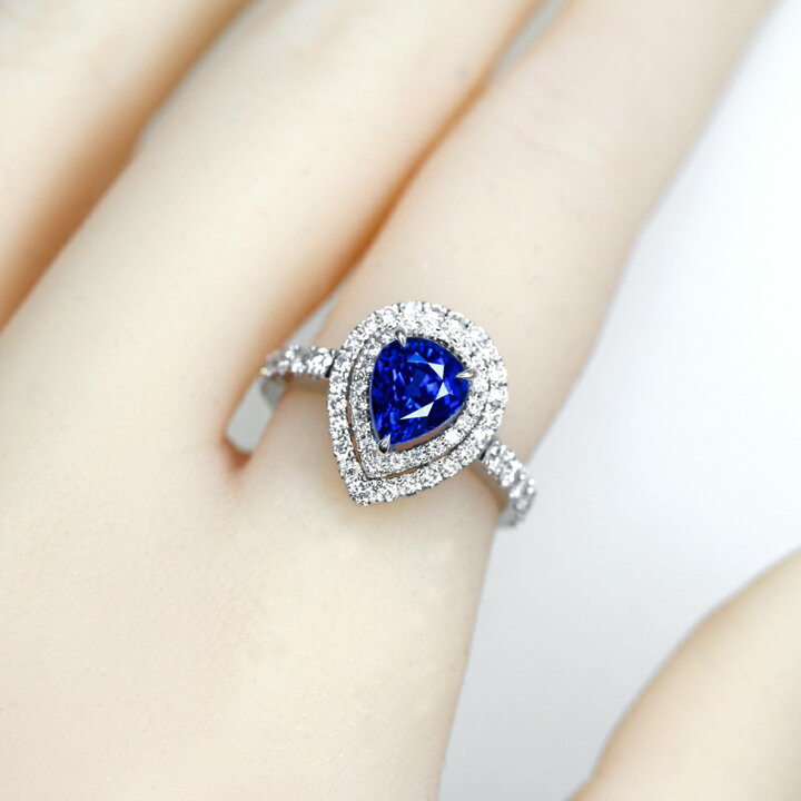 楽天市場】ロイヤルブルーサファイア 2.08ct リング 12号 PT900 