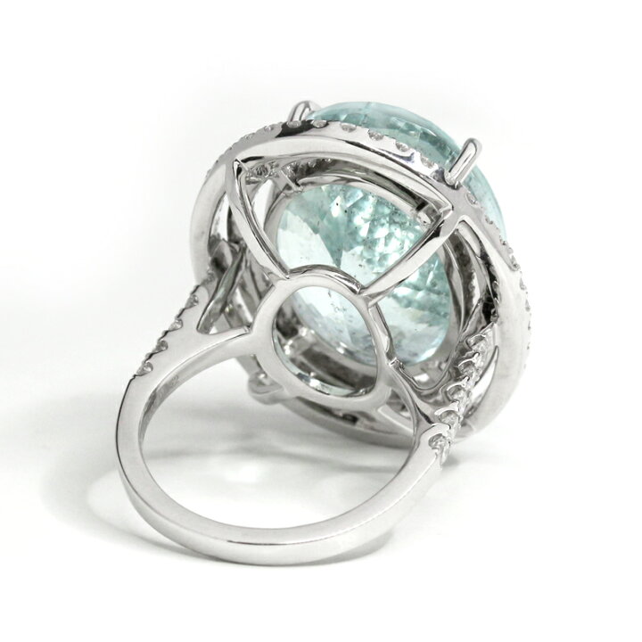 楽天市場】【ｾｰﾙ】アクアマリン 21.33ct リング 12号 PT900 プラチナ  