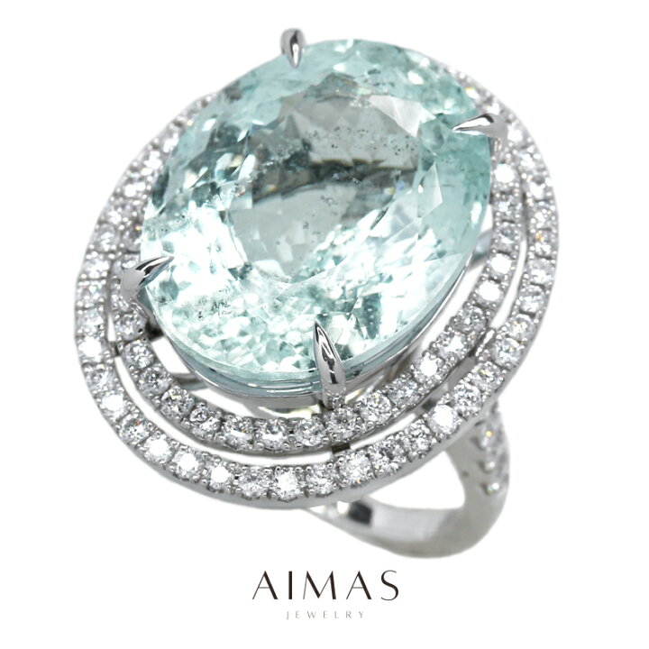 楽天市場】【ｾｰﾙ】アクアマリン 21.33ct リング 12号 PT900 プラチナ  