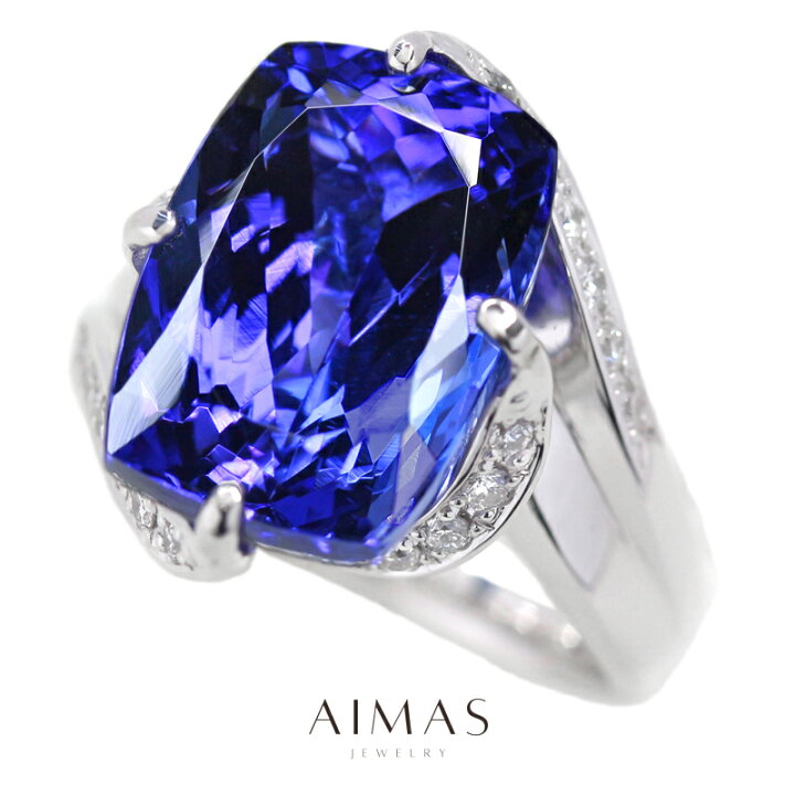 楽天市場】【クーポン】タンザナイト 11.6ct リング 13号 PT900  