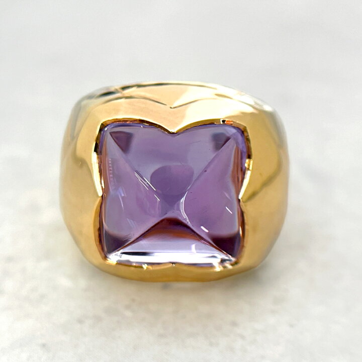 楽天市場】【BVLGARI】ブルガリ ピラミデ アメジスト リング 13.5号 