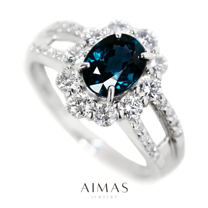 楽天市場】ブルースピネル 1.38ct リング 12号 PT900 プラチナ 指輪 