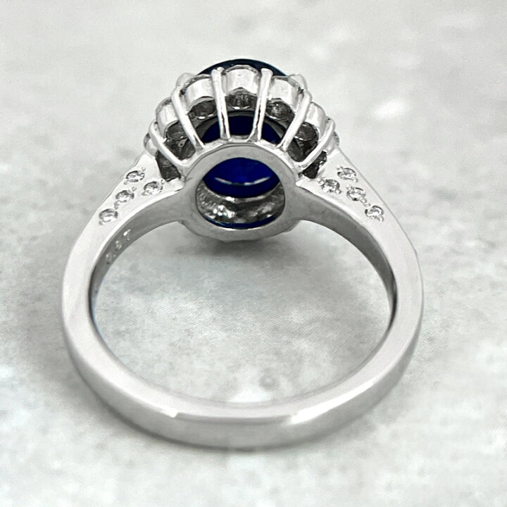 楽天市場】ロイヤルブルーサファイア 2.98ct リング 12号 PT900 