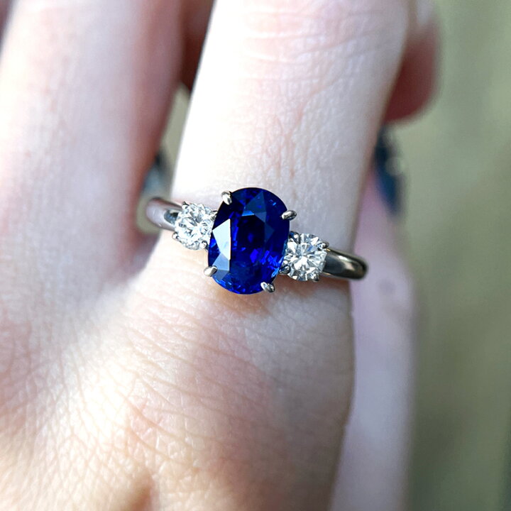 楽天市場】【ｾｰﾙ】タイ産ロイヤルブルーサファイアリング 2.39ct 