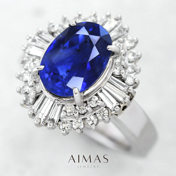 楽天市場】スリランカ産コーンフラワーブルーサファイア 3.67ct リング 