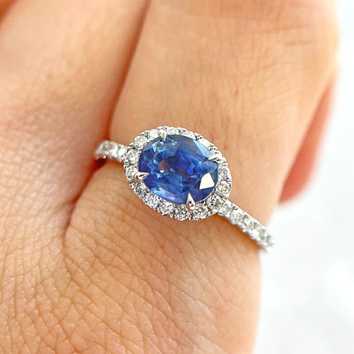 楽天市場】ブルーサファイア 1.388ct リング 12号 PT950 プラチナ 指輪 
