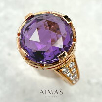 楽天市場】k18 中古（種類（宝石）アメジスト）（指輪・リング  