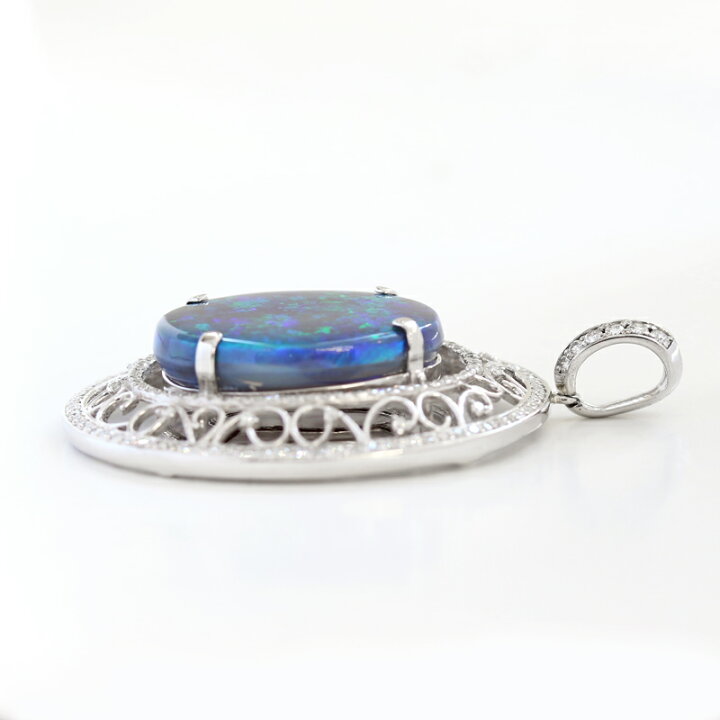 楽天市場】【ｾｰﾙ】ブラックオパール 23.902ct ペンダントトップ PT900 