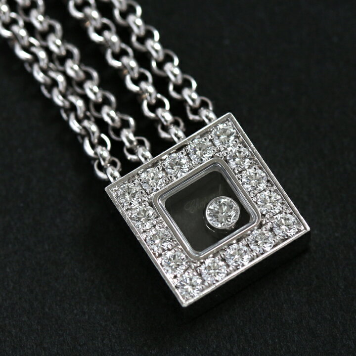 楽天市場】【Chopard】 ショパール ダイヤモンド 22P ネックレス K18WG 