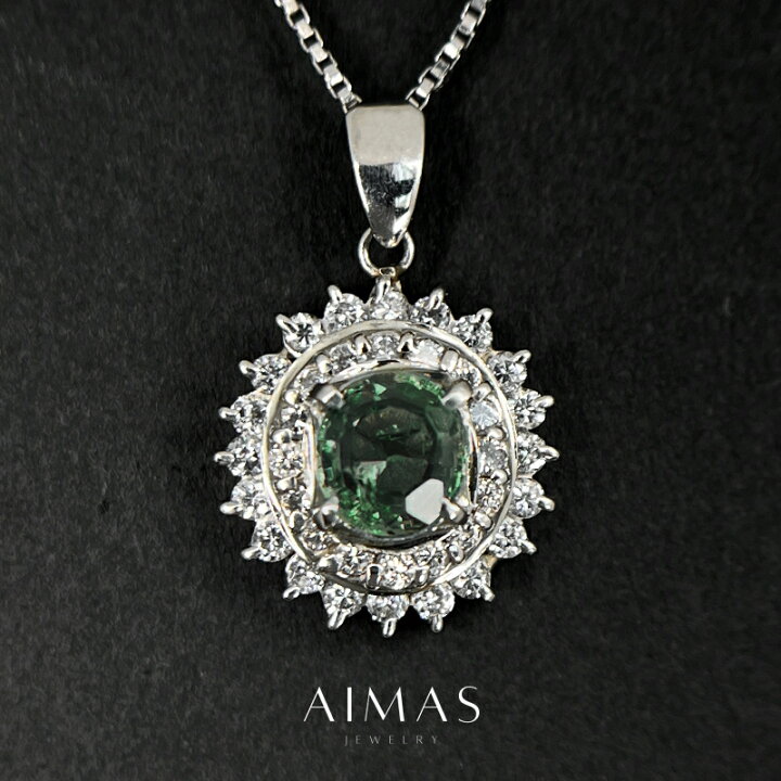 楽天市場】アレキサンドライト 0.75ct ネックレス PT900/850 プラチナ 