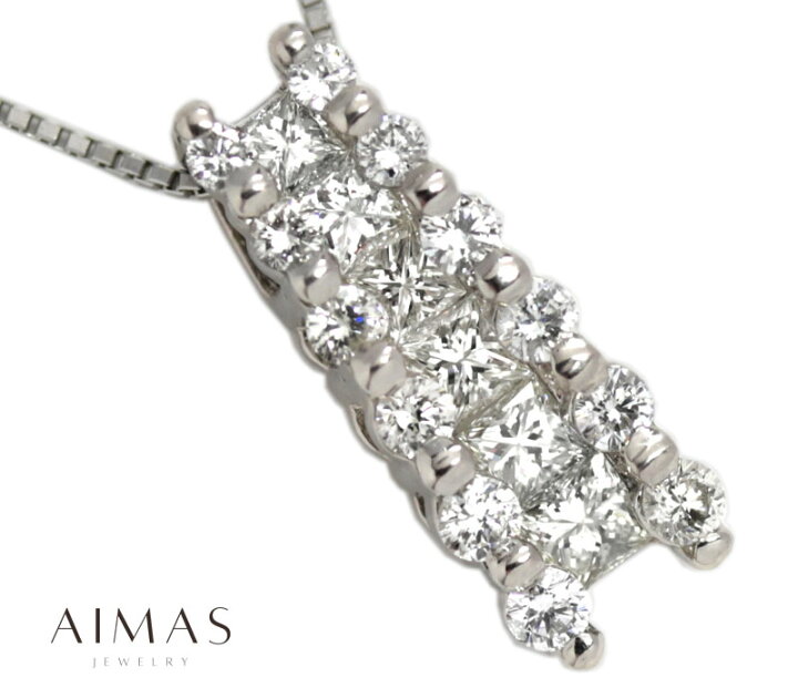 楽天市場】ダイヤモンド 1.17ct ネックレス PT900/PT850 プラチナ  