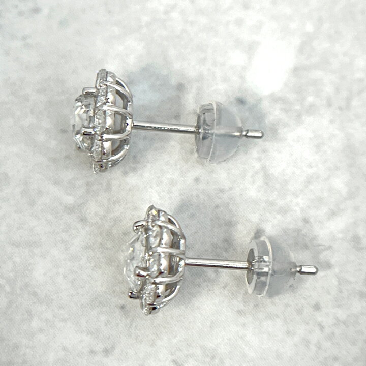 楽天市場】メインダイヤモンド 0.41ct/0.41ct ピアス PT900 プラチナ 